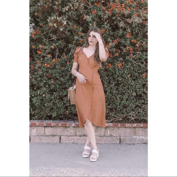 🤍 The Kennedy Puff Sleeve Dress - Picture 7 of 8